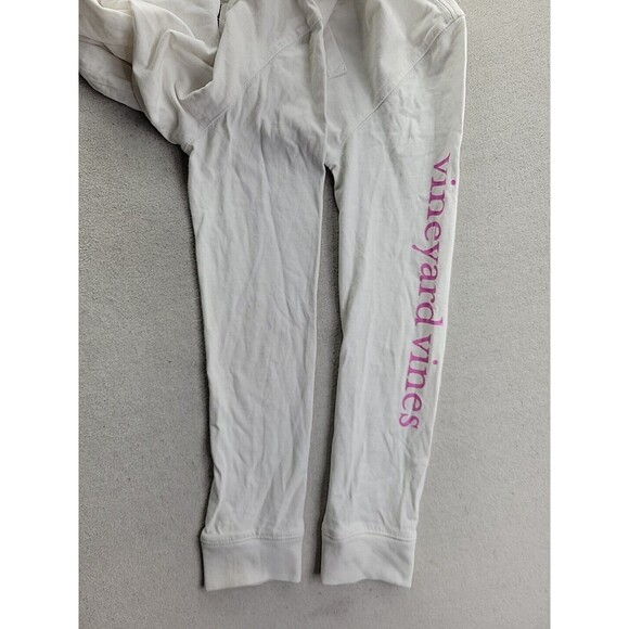 Vineyard Vines YOUTH Kids Girl Size M (10-12) White Long Sleeve Cotton Whale Tee - Picture 7 of 9